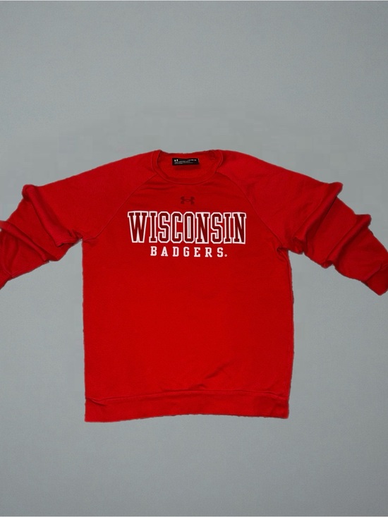 Under Armour Other - Under Armour Wisconsin Badgers Red Pullover Sweatshirt